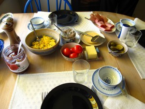 ノルウェーの朝食♪