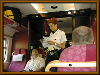 NSB(国鉄)の車内