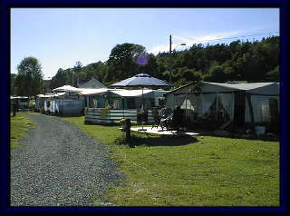 キャンプ場の風景